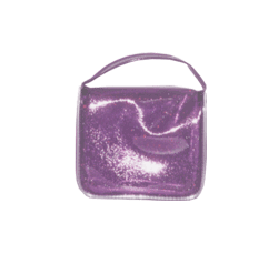 Cosmetic bag glitter pvc vinyl material